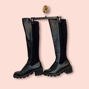 Black Steve Madden Chunky (lug sole) Boots